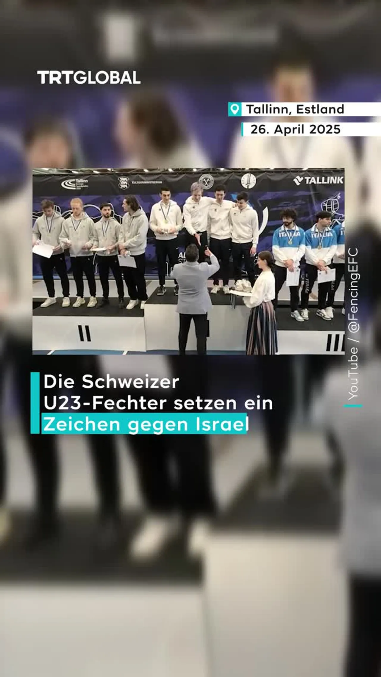 Schweizer U23-Fechter
contra Israel